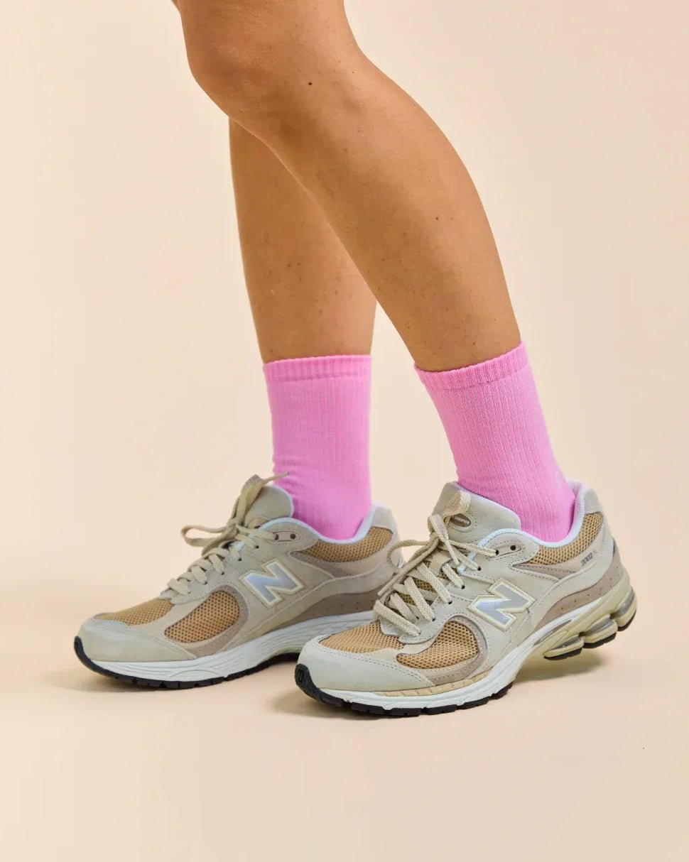 popeia - THE CASUAL Socken aus Bio - Baumwolle • Pink - ROSA ECK
