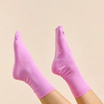 popeia - THE CASUAL Socken aus Bio - Baumwolle • Pink - ROSA ECK