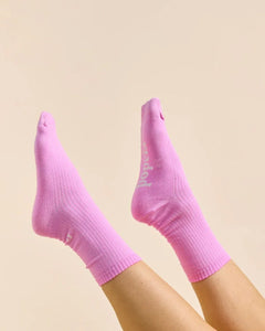 popeia - THE CASUAL Socken aus Bio - Baumwolle • Pink - ROSA ECK