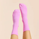 popeia - THE CASUAL Socken aus Bio - Baumwolle • Pink - ROSA ECK