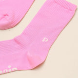 popeia - THE CASUAL Socken aus Bio - Baumwolle • Pink - ROSA ECK