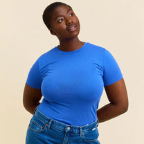 popeia - TIGHT T-Shirt aus Bio - Baumwolle • Königsblau - ROSA ECK