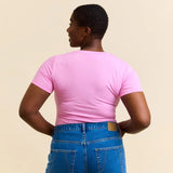 popeia - TIGHT T-Shirt aus Bio - Baumwolle • Pink - ROSA ECK