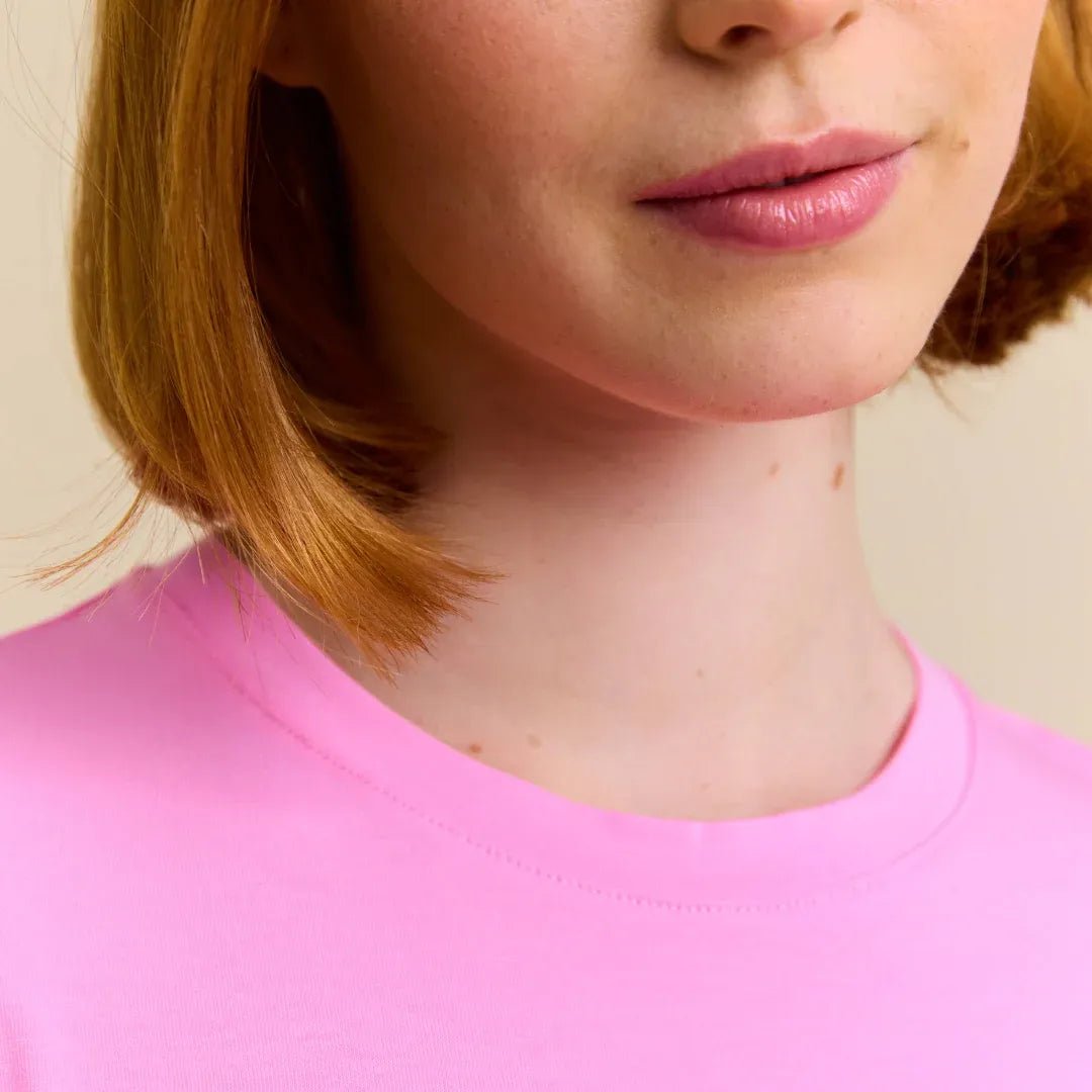 popeia - TIGHT T-Shirt aus Bio - Baumwolle • Pink - ROSA ECK