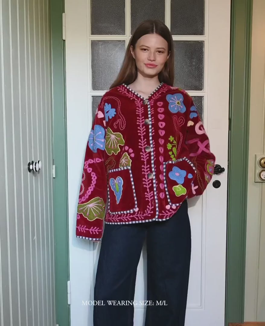 MAGGIE Jacke • Velvet Burgundy