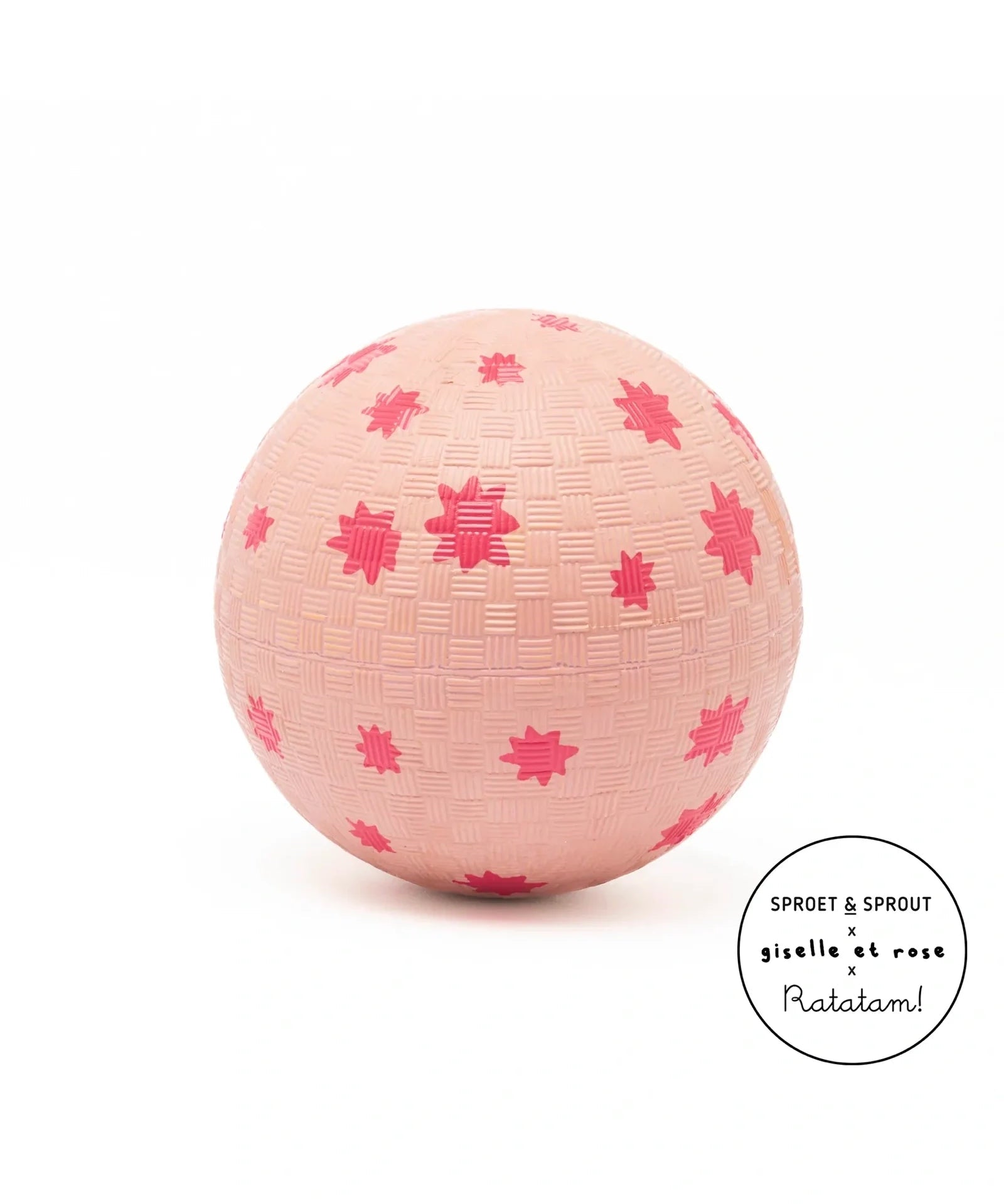 Ratatam - Kleiner Spielball (⌀ 12 cm) • Blumen - ROSA ECK