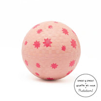Ratatam - Kleiner Spielball (⌀ 12 cm) • Blumen - ROSA ECK