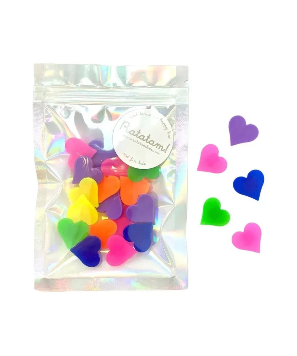 Ratatam - Speichenclips für Fahrrad • Bunte Herzen - Spielzeug - ROSA ECK Concept Store