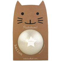 Ratatam - SUMMER GLITTER Spielball (⌀ 15 cm) • Silber - ROSA ECK