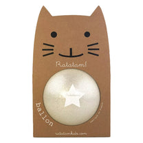 Ratatam - SUMMER GLITTER Spielball (⌀ 22 cm) • Silber - ROSA ECK