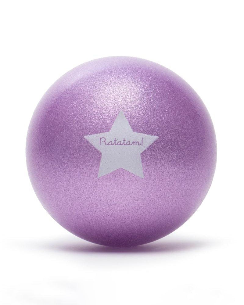Ratatam - THE GLITTER BALLOON Spielball (22 cm) | Violet - ROSA ECK - Glitzer, Lila,