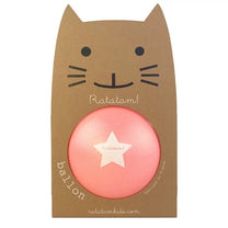 Ratatam - THE SUMMER GLITTER BALLOON Großer Spielball (22 cm) | Pink - ROSA ECK - Blau, Kinder,
