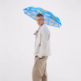 Regenschirm mit Entenkopf • Blue Dachshund