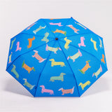Regenschirm mit Entenkopf • Blue Dachshund