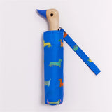 Regenschirm mit Entenkopf • Blue Dachshund