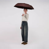 Regenschirm mit Entenkopf • Espresso Brown