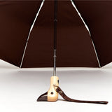 Regenschirm mit Entenkopf • Espresso Brown