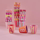 rice Buchstabenbecher (250 ml) – A Stripes, Pink