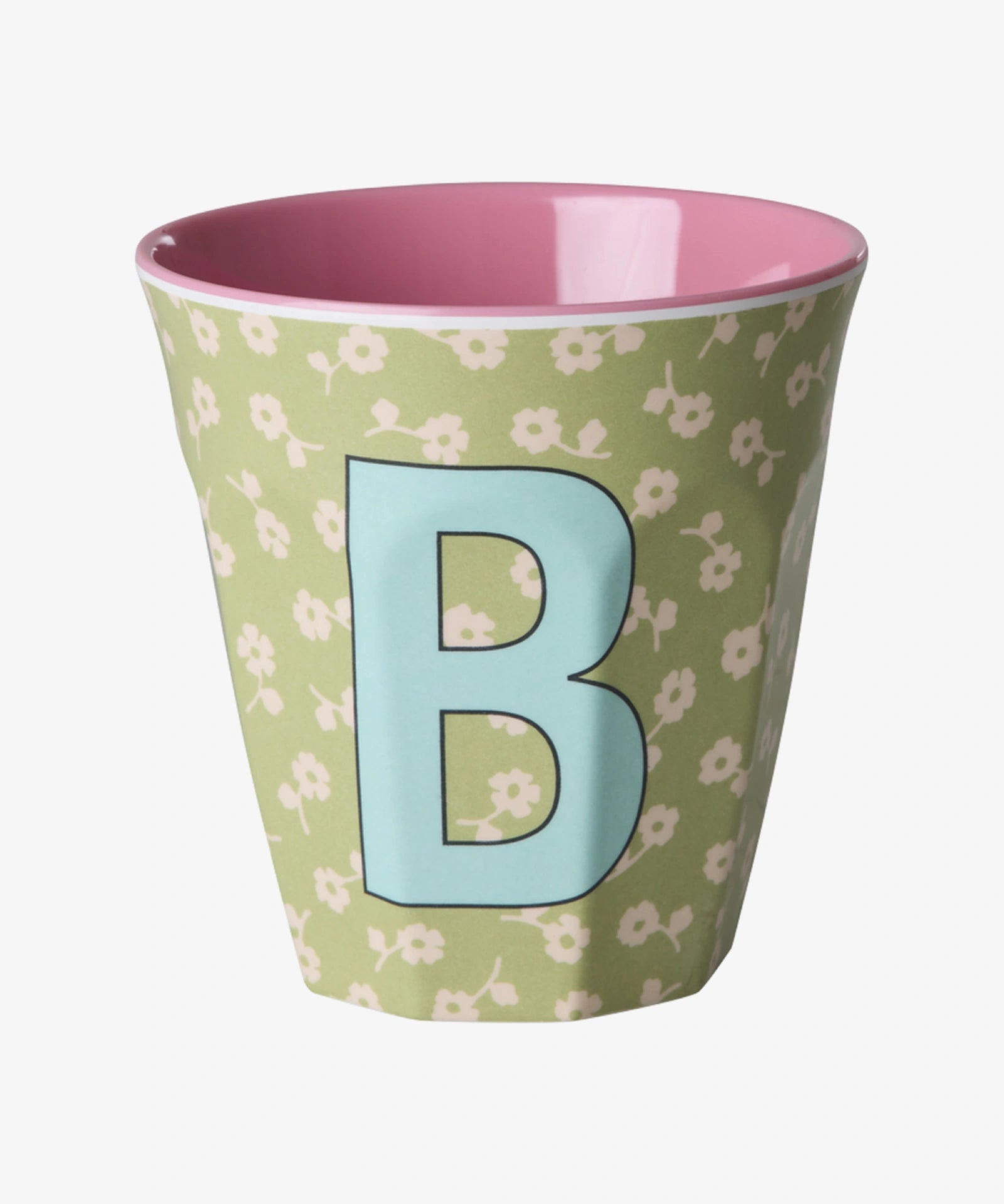 rice Buchstabenbecher (250 ml) – B Flowers, Hellgrün