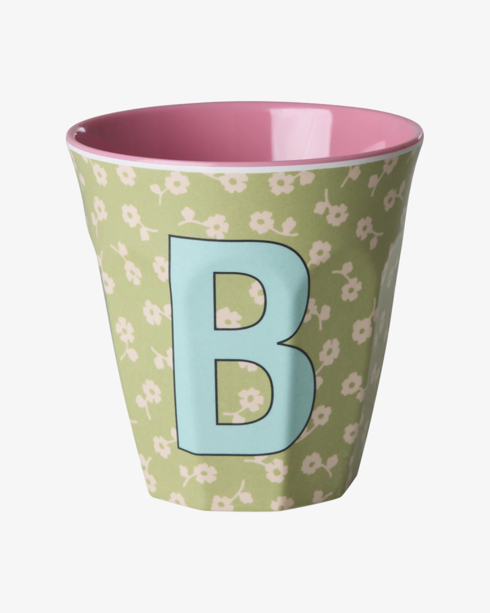 rice Buchstabenbecher (250 ml) – B Flowers, Hellgrün