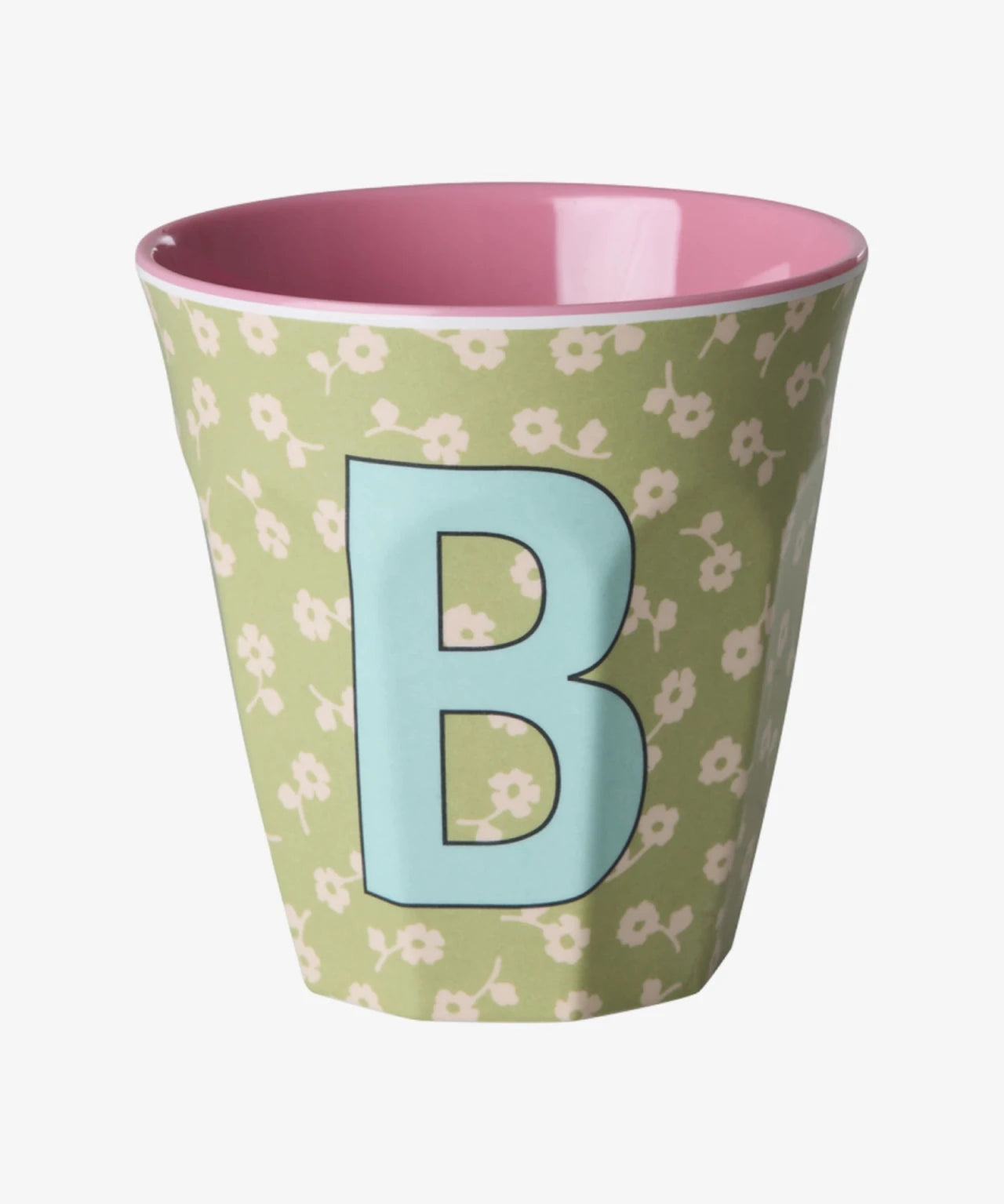 rice Buchstabenbecher (250 ml) – B Flowers, Hellgrün