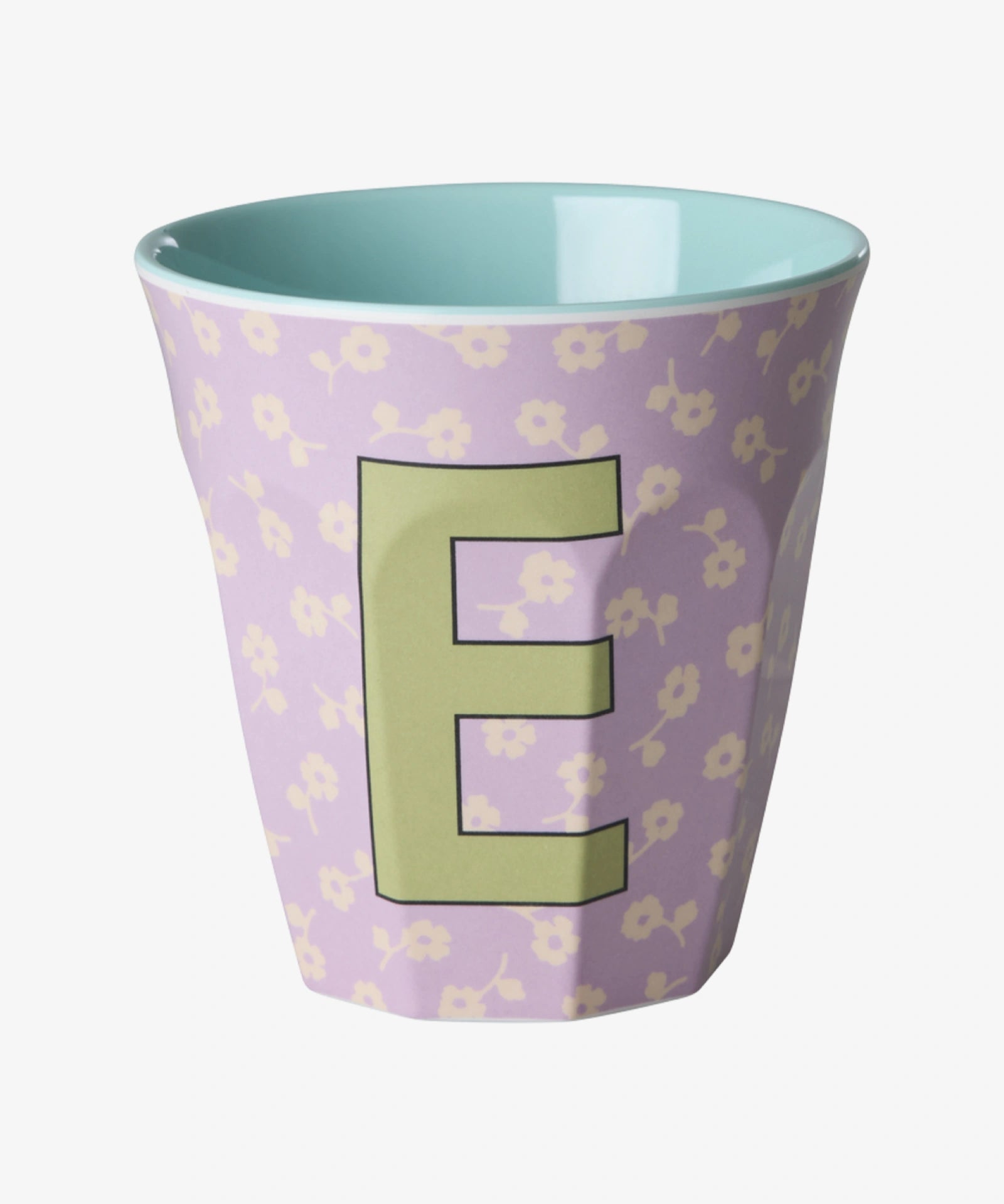 rice Buchstabenbecher (250 ml) – E Flowers, Helllila