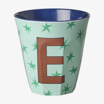 rice Buchstabenbecher (250 ml) – E Stars, Grün