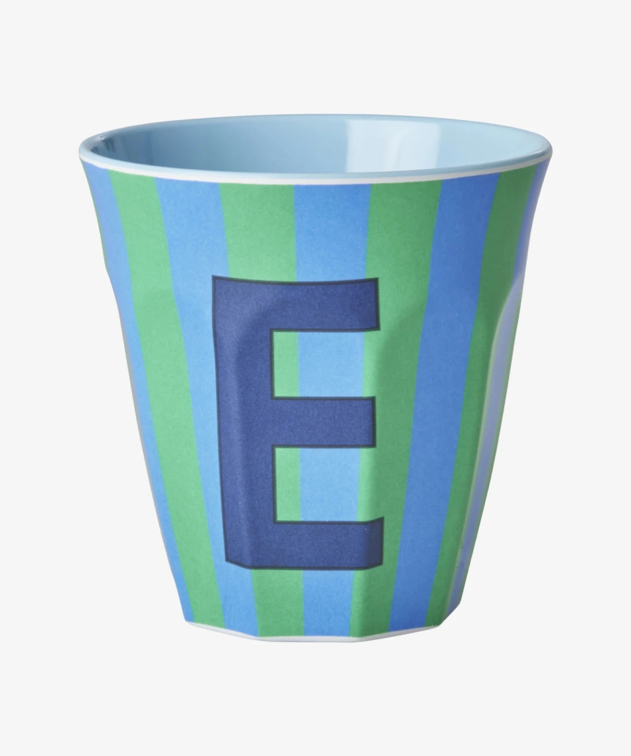 rice Buchstabenbecher (250 ml) – E Stripes, Blau