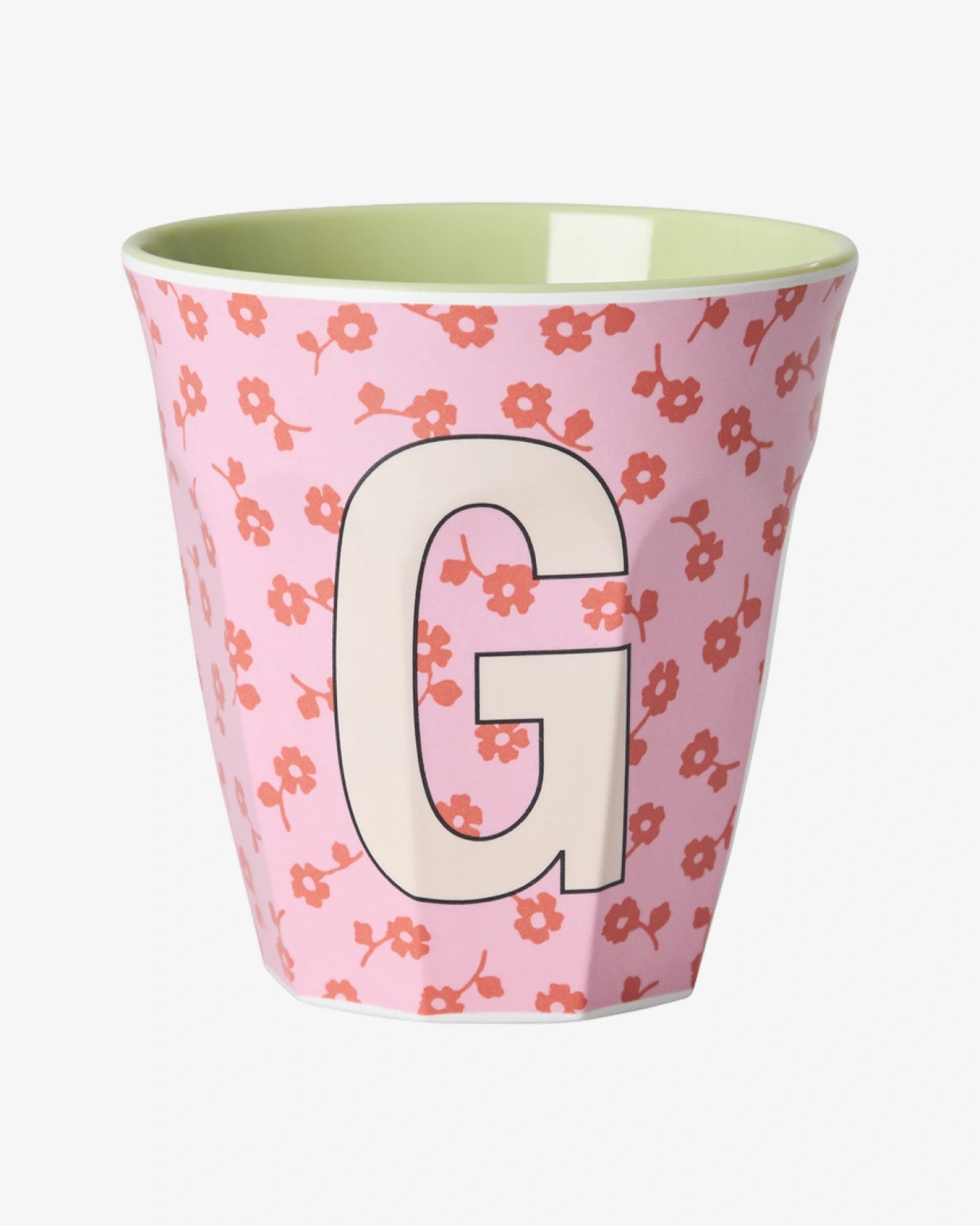 rice Buchstabenbecher (250 ml) – G Flowers, Pink