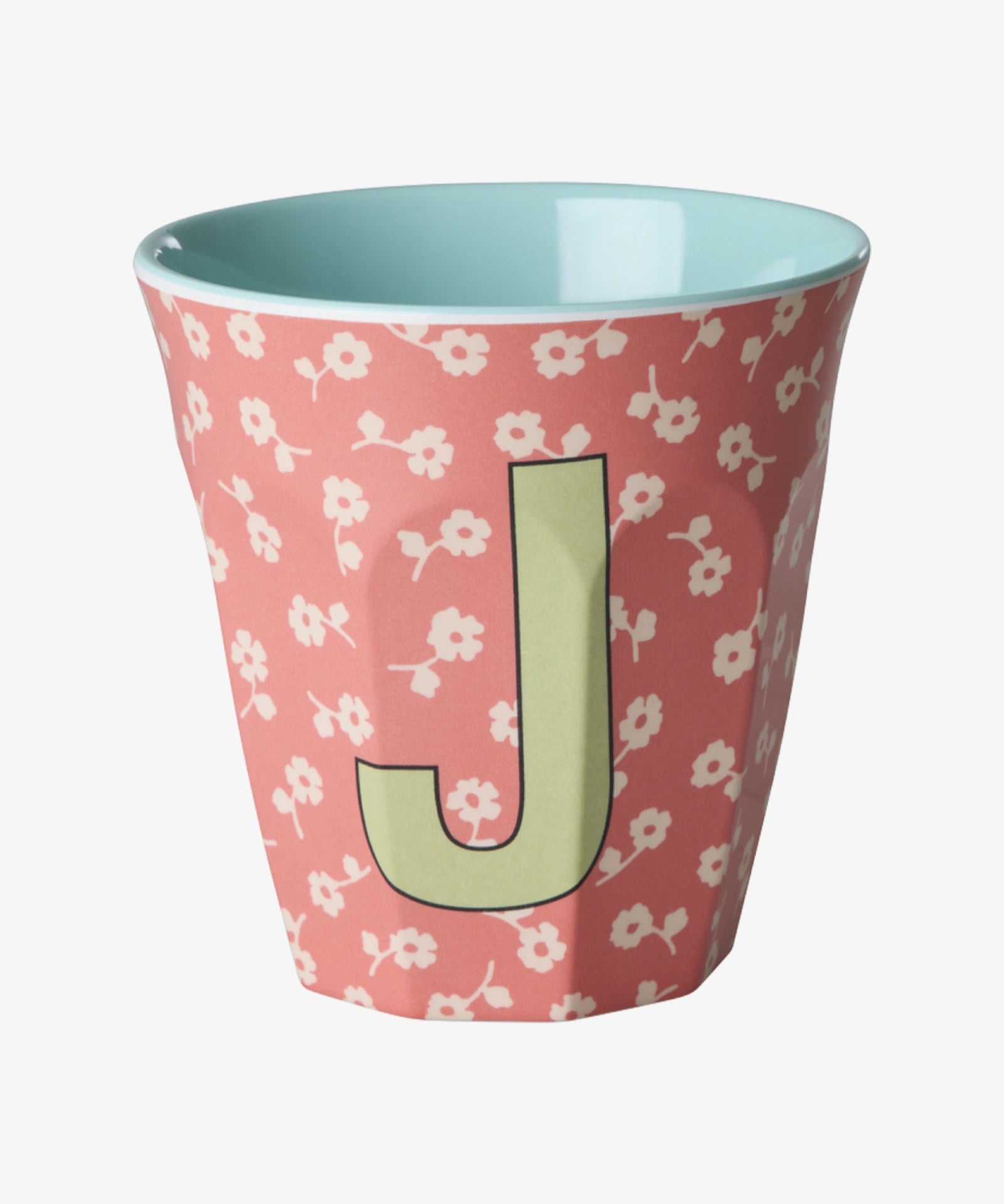 rice Buchstabenbecher (250 ml) – J Flowers, Koralle