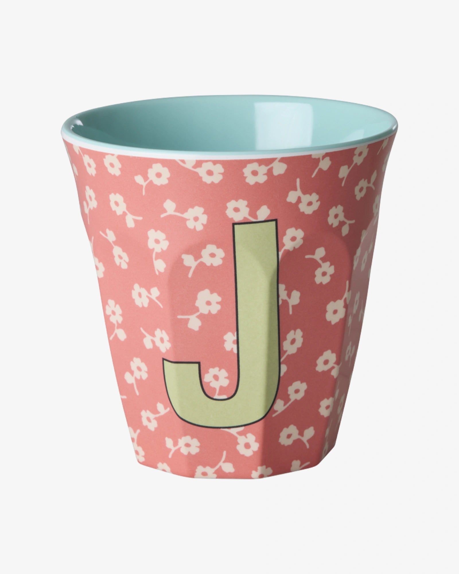 rice Buchstabenbecher (250 ml) – J Flowers, Koralle