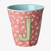 rice Buchstabenbecher (250 ml) – J Flowers, Koralle
