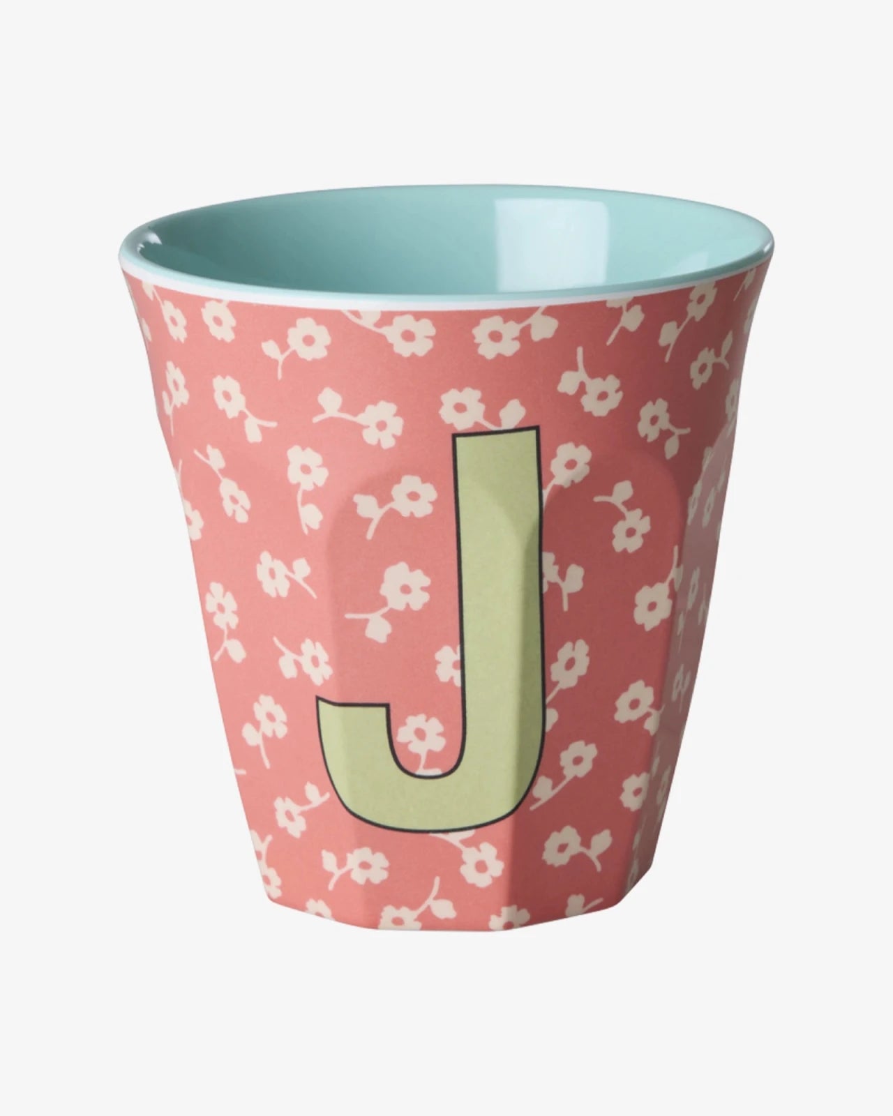 rice Buchstabenbecher (250 ml) – J Flowers, Koralle