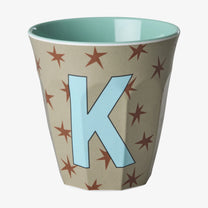 rice Buchstabenbecher (250 ml) – K Stars, Hellbraun