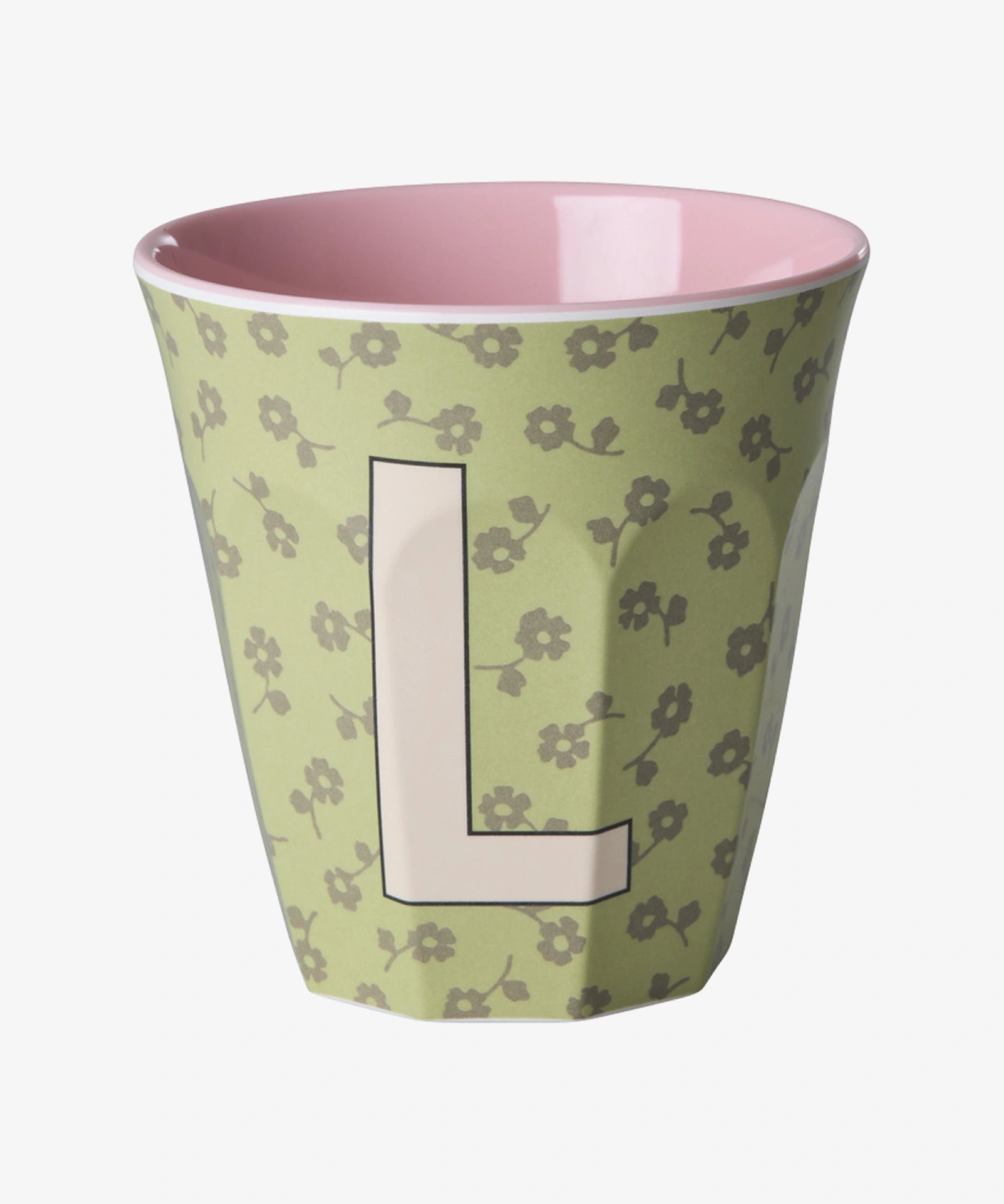 rice Buchstabenbecher (250 ml) – L Flowers, Hellgrün