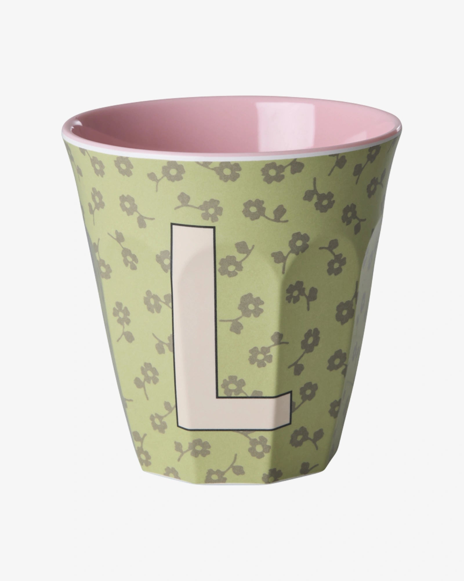rice Buchstabenbecher (250 ml) – L Flowers, Hellgrün