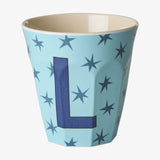 rice Buchstabenbecher (250 ml) – L Stars, Hellblau