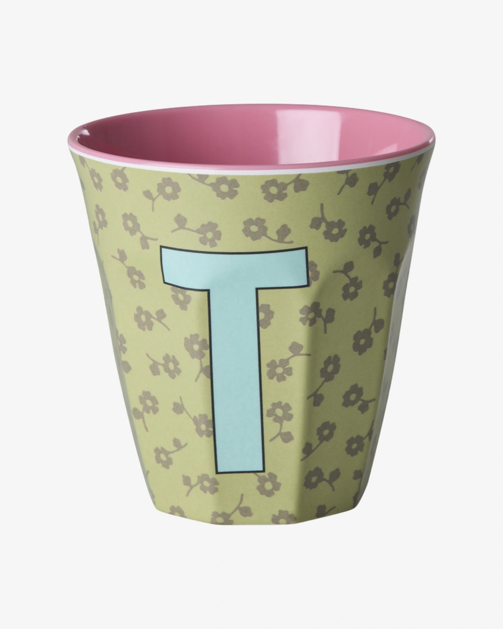 rice Buchstabenbecher (250 ml) – T Flowers, Grün