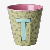 rice Buchstabenbecher (250 ml) – T Flowers, Grün