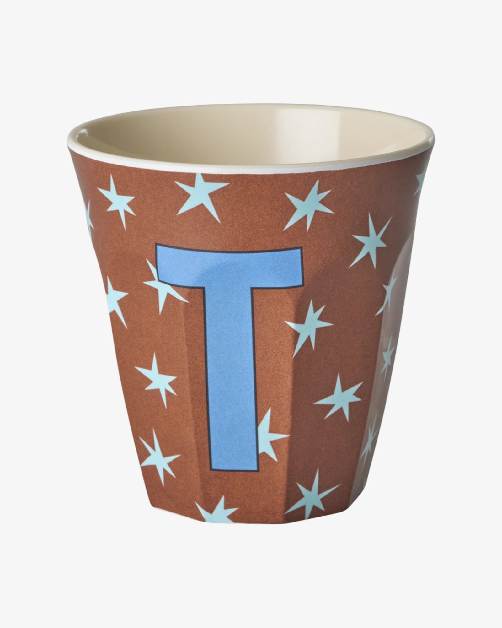 rice Buchstabenbecher (250 ml) – T Stars, Braun