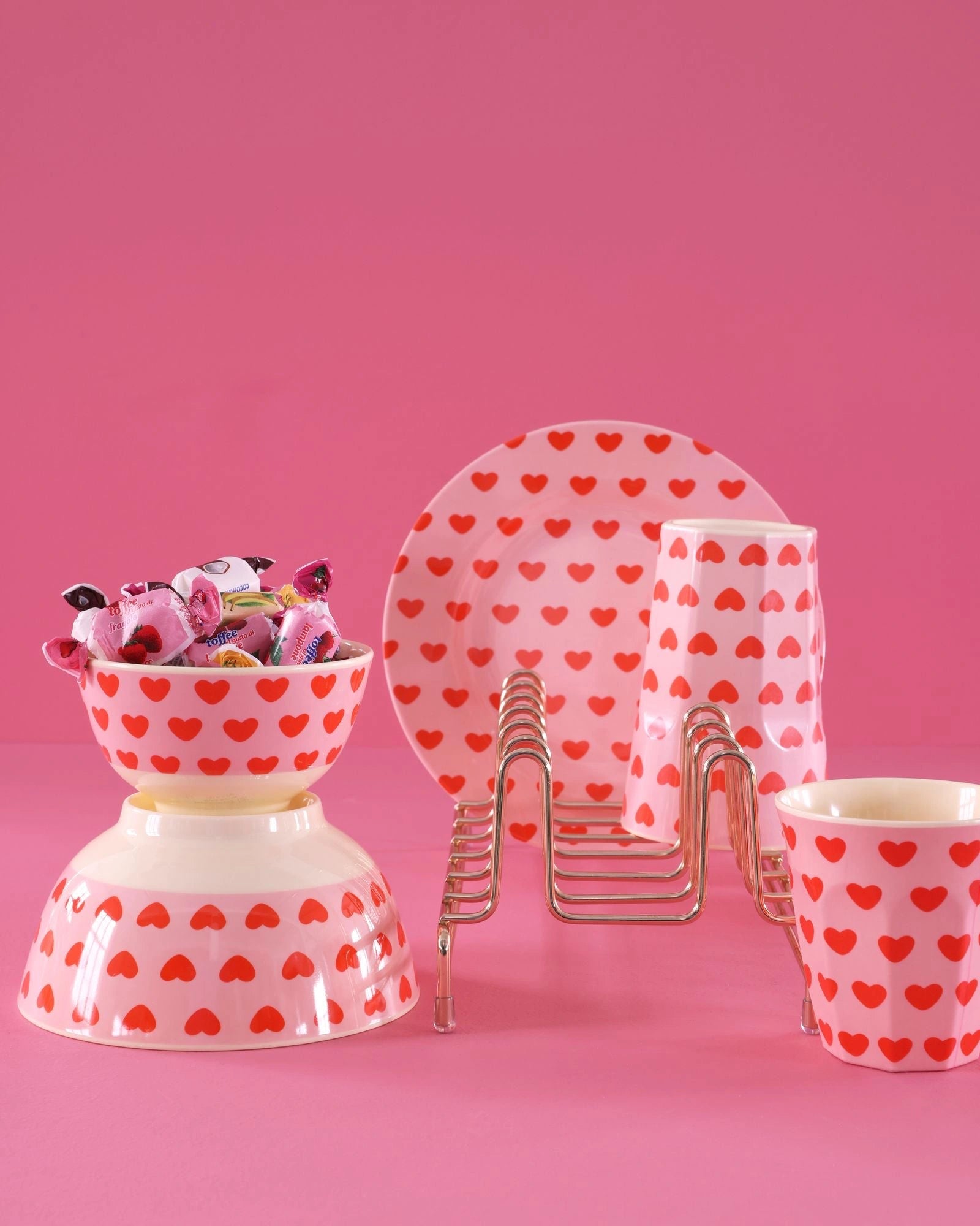 rice Melaminbecher (250 ml) – Sweet Hearts