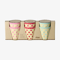 rice Melaminbecher 6er-Set (250 ml) – Favorite Hearts