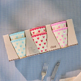 rice Melaminbecher 6er-Set (250 ml) – Favorite Hearts