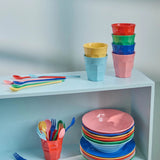 rice Melaminbecher 6er-Set (250 ml) – Solid Colors