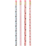 Rico Design - Bleistift-Set (4 Stück) • Sakura Kirschblüte - ROSA ECK