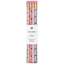 Rico Design - Bleistift-Set (4 Stück) • Sakura Kirschblüte - ROSA ECK