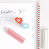 Rico Design - EYE CANDY Radiergummi • Wolke Hellblau - ROSA ECK