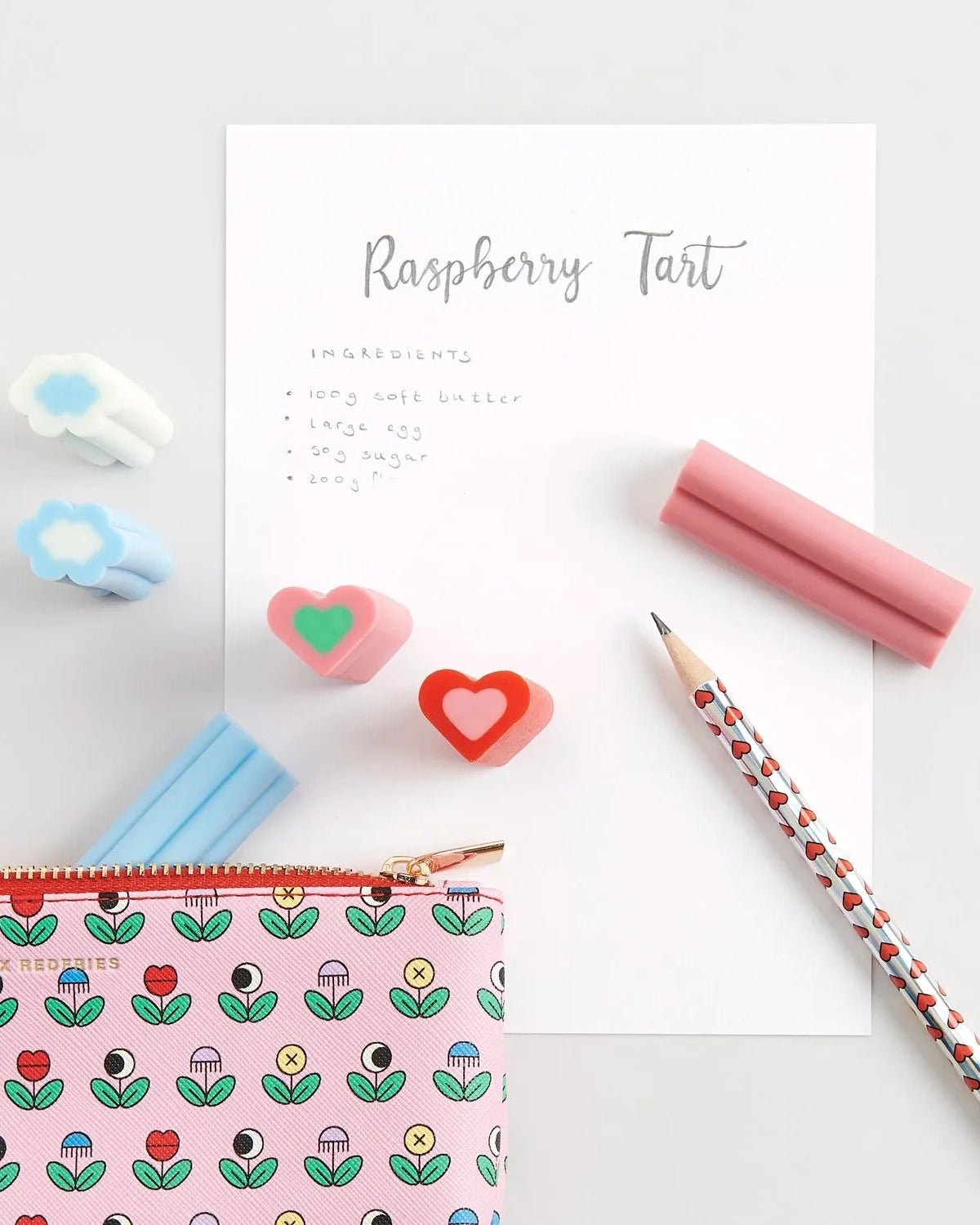 Rico Design - EYE CANDY Radiergummi • Wolke Weiß - ROSA ECK