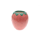 Rico Design - Keramik Stiftehalter Erdbeere - Stiftehalter - ROSA ECK - Rot, ,