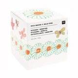 Rico Design - Midsommar Magic Sticker (100 Stück) • Insekten - ROSA ECK